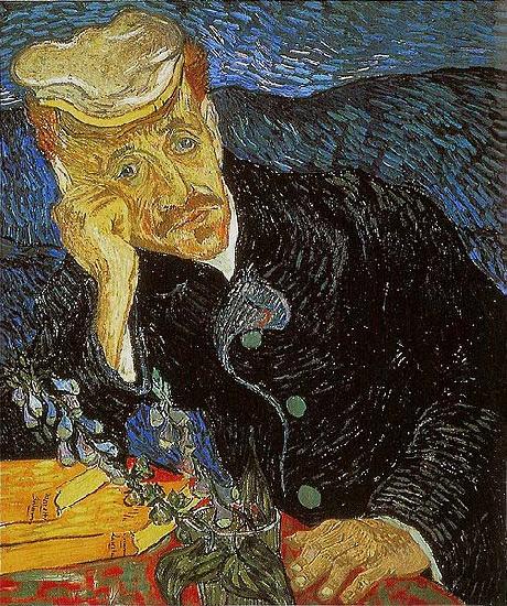 Vincent Van Gogh Portrait of Dr. Gachet was sold for 82.5 million US dollars oil painting image